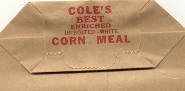 Cole's Corn Meal Bags