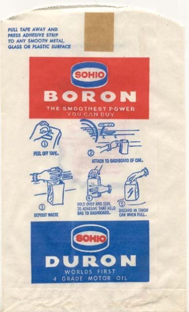 Sohio Boron Litter Bag