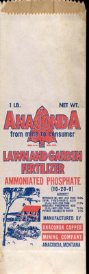 1930s ANACONDA MONTANA fertilzer Farm bags