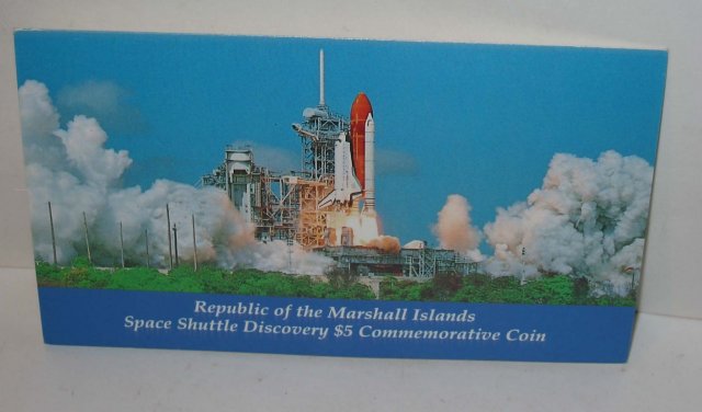old vintage 1988 SPACE SHUTTLE DISCOVERY coin