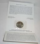 old vintage 1988 SPACE SHUTTLE DISCOVERY coin