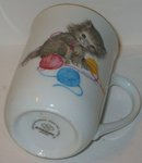 old vintage elegant KITTEN TEA COFFEE MUG