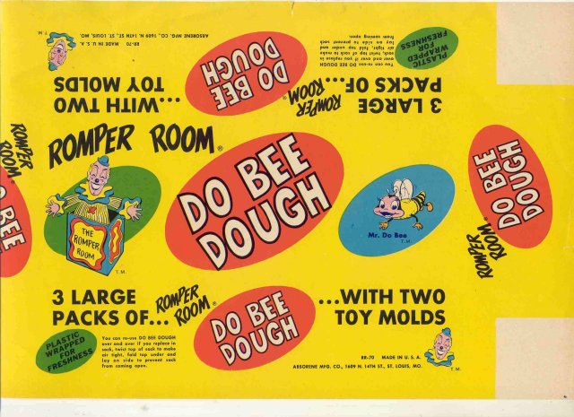 Romper Room Dough Label