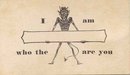 old vintage DEVIL introduction card