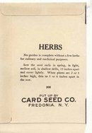 old vintage 1930s THYME HERB SEED PACKET ~ FREDONIA NY