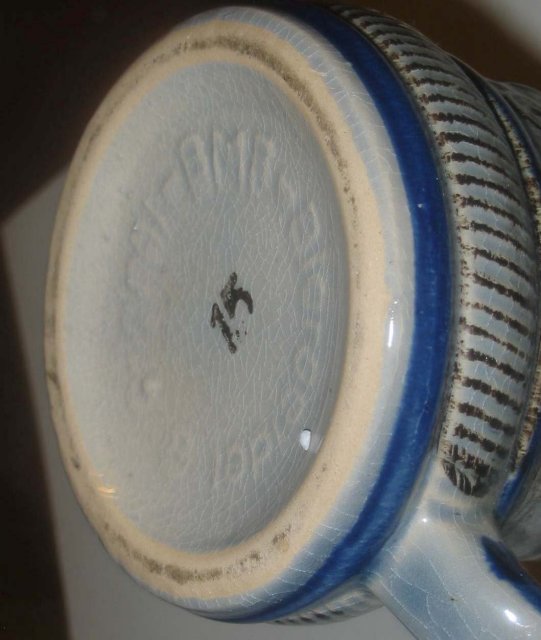 old vintage BMF BIERSEIDEL Ceramic Glazed Beer STEIN Mug