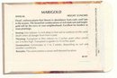 old vintage 1981 petite MARIGOLD FLOWER seed pack