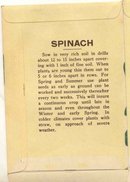 old vintage 1930s PRICKLY WINTER SPINACH SEED PACK ~ PASADENA CALIFORNIA