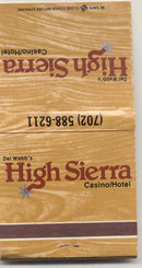 vintage HIGH SIERRA CASINO matchbook