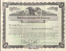 old vintage 1933 UTAH PENNSYLVANIA OIL Stock Certificate