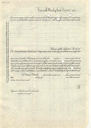 old vintage 1954 PENNSYLVANIA RAILROAD stock certificate