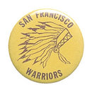 old vintage 1960s San Fransico Warriors Pinback