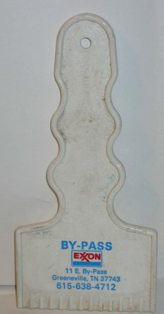 old vintage GREENVILLE TN EXXON Ice Scraper