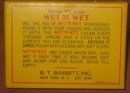 old vintage 1950s WET ME WET Full Box Window Clean Wipes