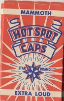 old vintage Mammoth Hot Spot Caps in Box