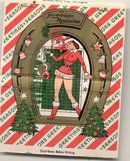 Joe Brown's Horseshoe Club Vegas Matchbook ~ Sexy pinup girl