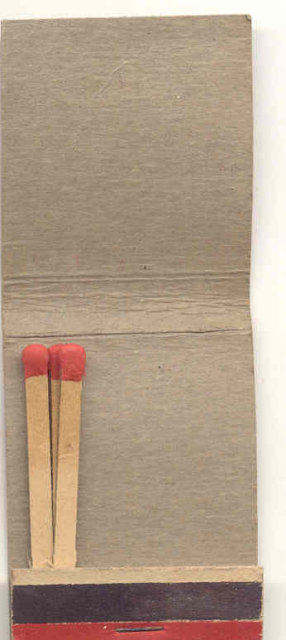 old vintage used KING EDWARD CIGARS matchbook