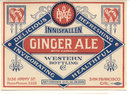 old vintage 1940s INNISFALLEN GINGER ALE SODA label