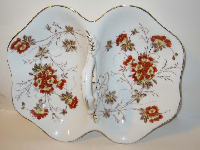 German Floral Candy Dish 1950s