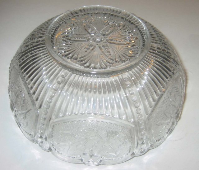 Floral Cut Glass Bowl