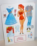 Carnation Paper Doll Toys ~ 1950s old vintage