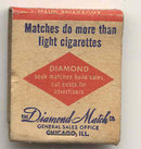 old vintage NYC DIAMOND MATCHBOOK used
