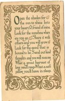 old vintage Sunshine Poem