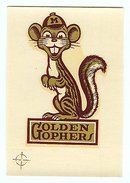 old vintage 1950s MINNESOTA GOLDEN GOPHERS School Decal