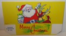 old vintage 1950s SANTA CLAUS CANDY Christmas Box