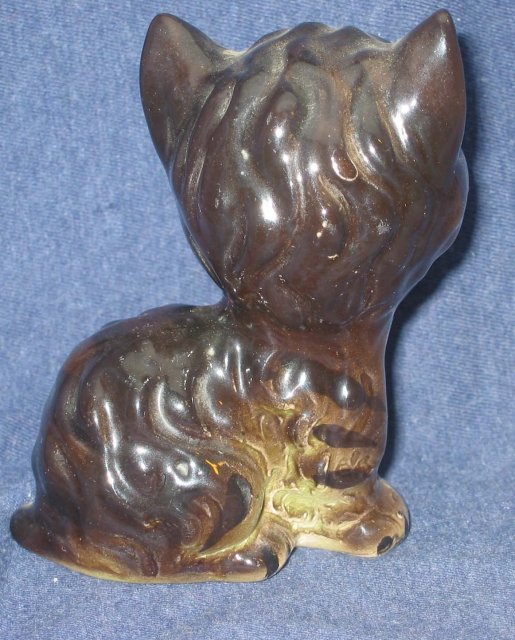 old vintage JAPAN CAT STATUE figurine