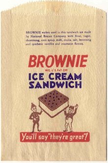 Brownie Ice Cream Sandwich Bag