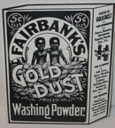 Gold Dust Twins Black Sign Repro