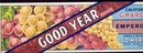 Good Year Grape Crate Label