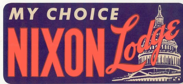 Nixon Bumper Sticker 1964