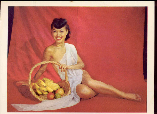 Asian Nude Pinup print