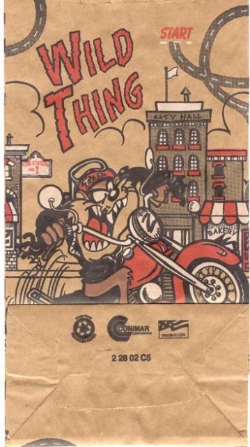 Tazmanian Devil Lunch Bag
