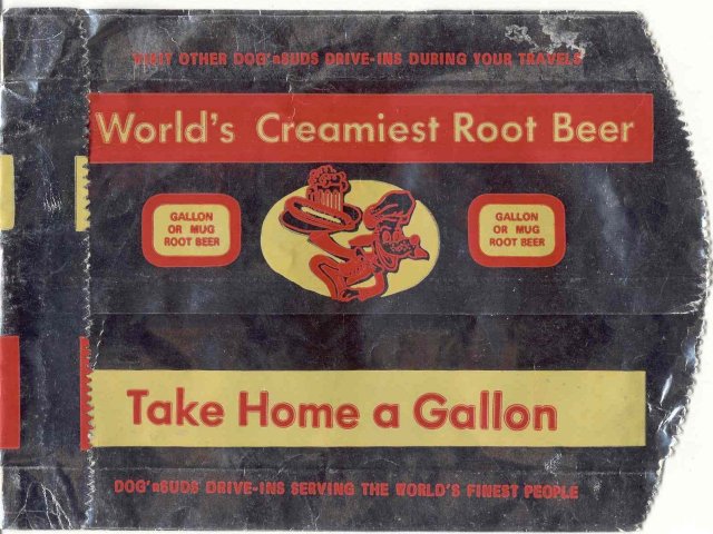 Dog n Suds Root Beer Soda Bag