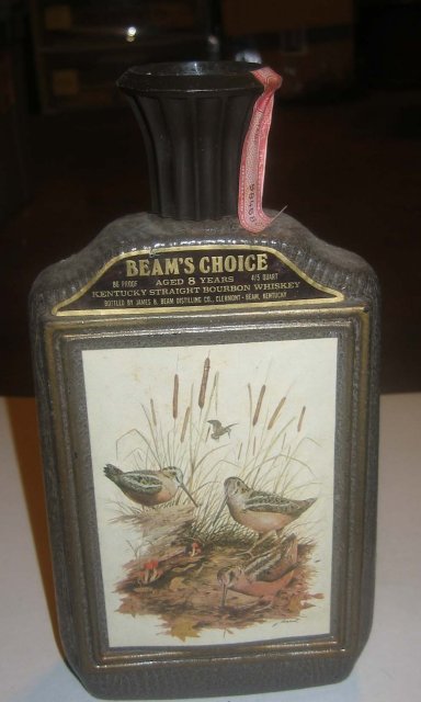 Jim Beam Whiskey Decanter Bottle