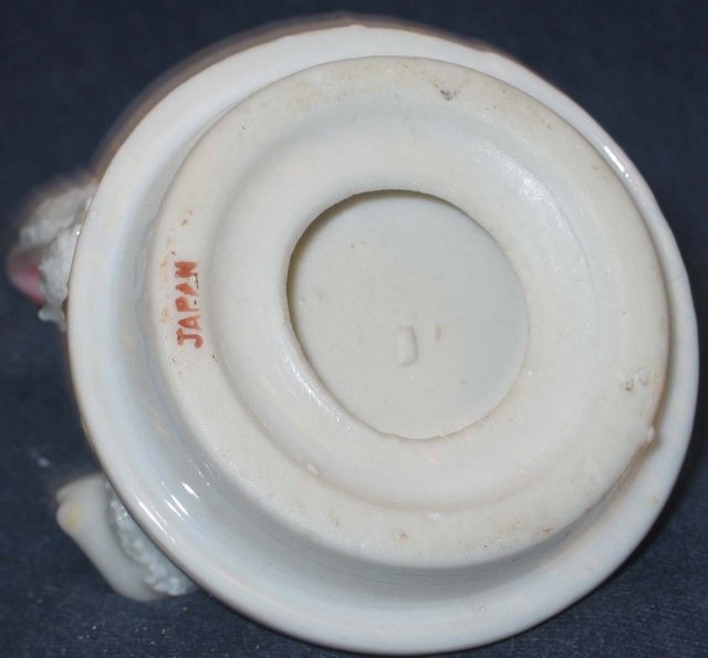 old vintage Kitten Jar Bottle Lid * Cat Meow JAPAN