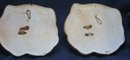 2 old vintage Cat Hangar Face Masks sculptures