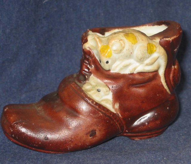 Mouse Button Shoe Statue