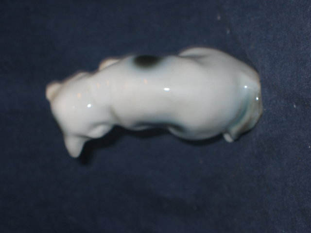old vintage JAPAN FIGHTING CAT STATUE figurine