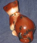 old vintage TUTSY TABBY CAT STATUE