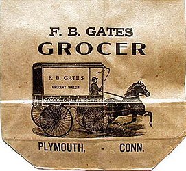 Antique Grocery Bag 1900s