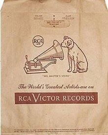 RCA Victor Records Bag