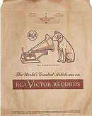 RCA Victor Records Bag