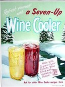 7-UP Soda Wine Cooler Poster
