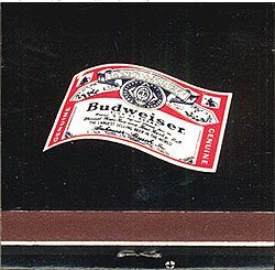Budweiser Beer Matchbook