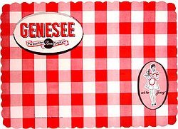Genesee Beer Placemats