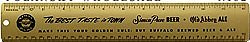 Simon Pure Beer Tin Ruler